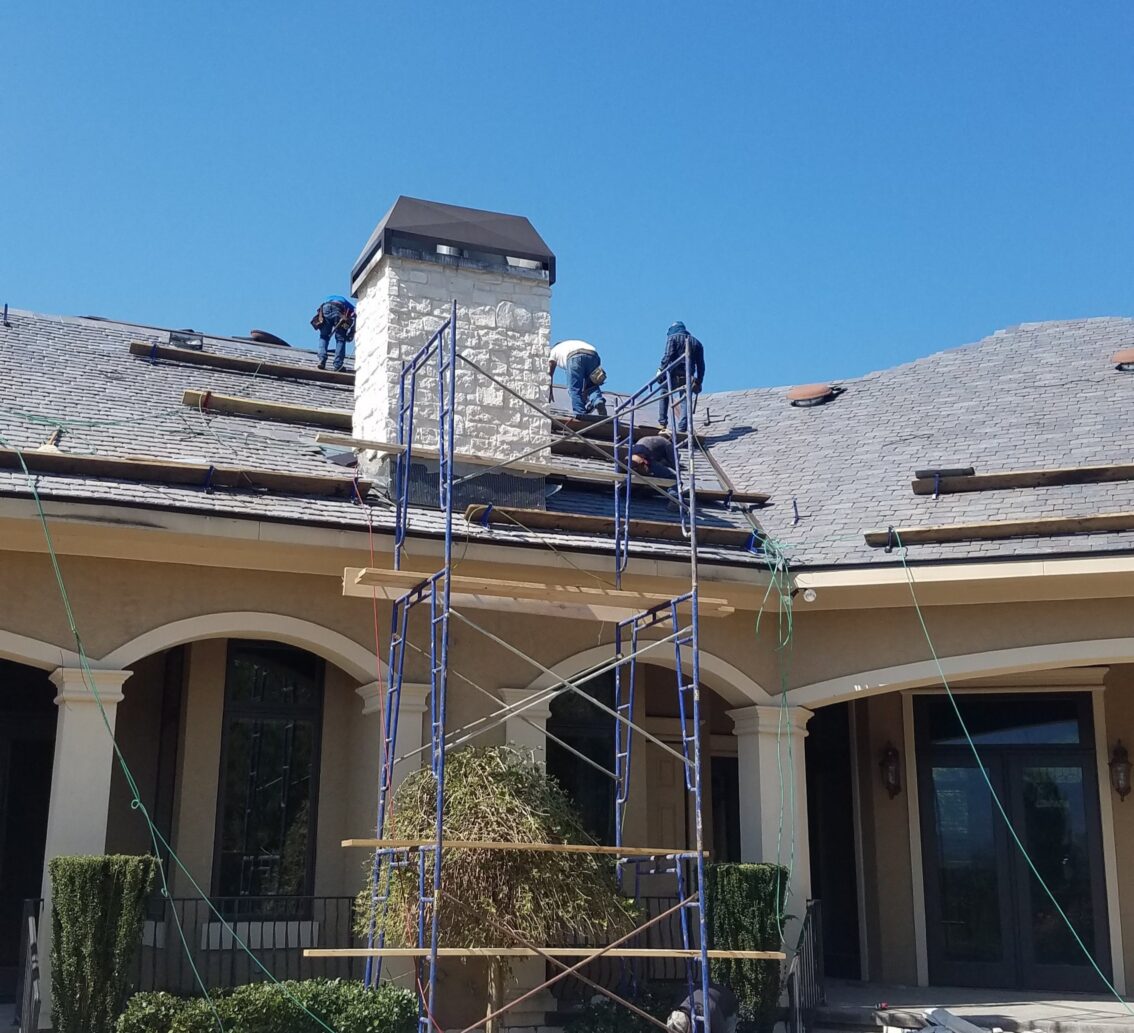 Shingle roofing installation detail