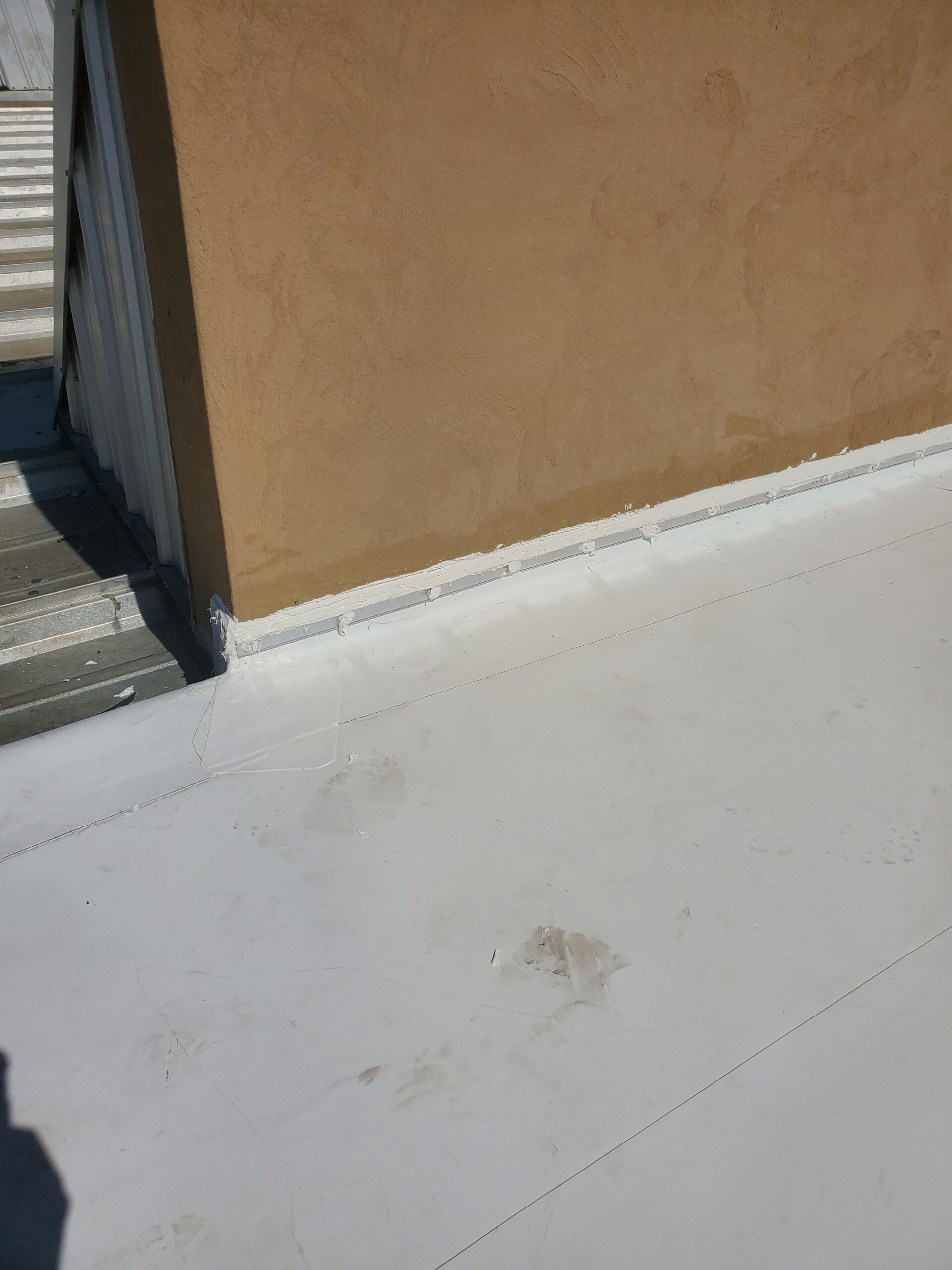 Roof repair project